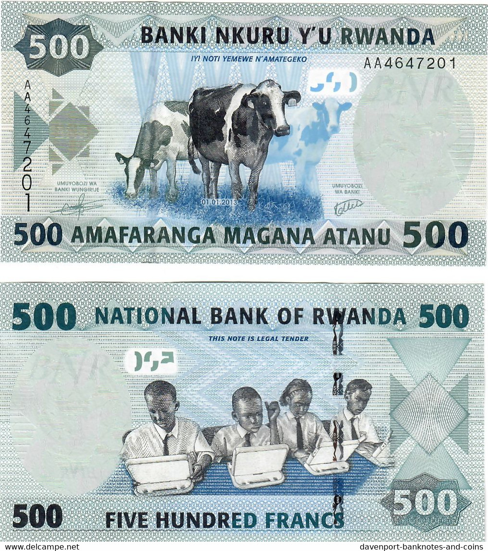 Rwanda 500 Francs 2013 UNC - Ruanda