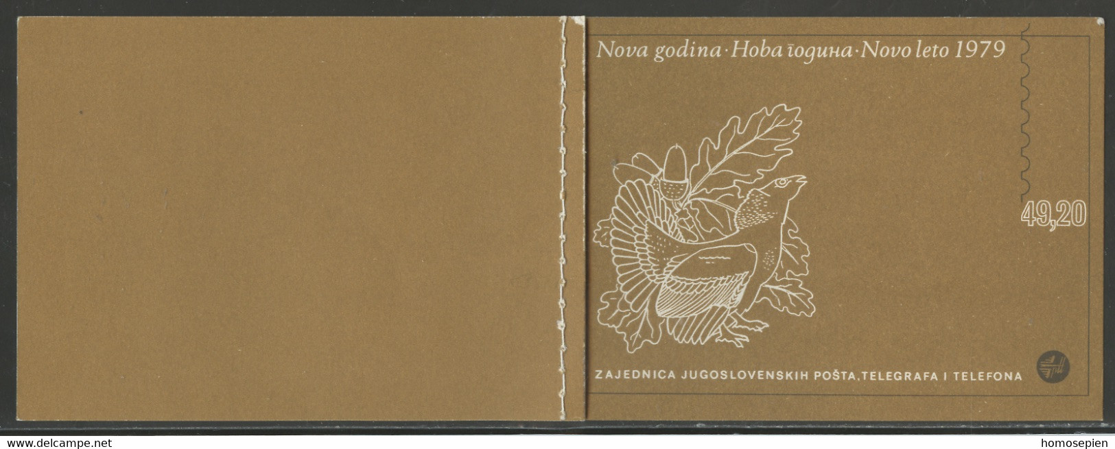 Yougoslavie - Jugoslawien - Yugoslavia Carnet 1978 Y&T N°C1655  - Michel N°MH1 *** - Flore Et Faune - Booklets