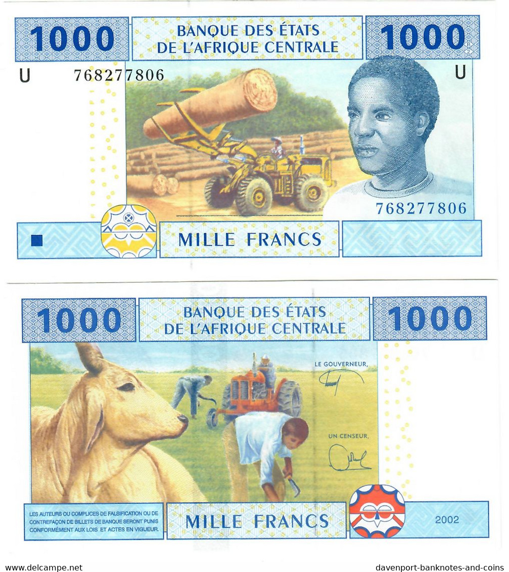 Cameroon 1000 Francs 2017 UNC (Central African States CFA) - Cameroun