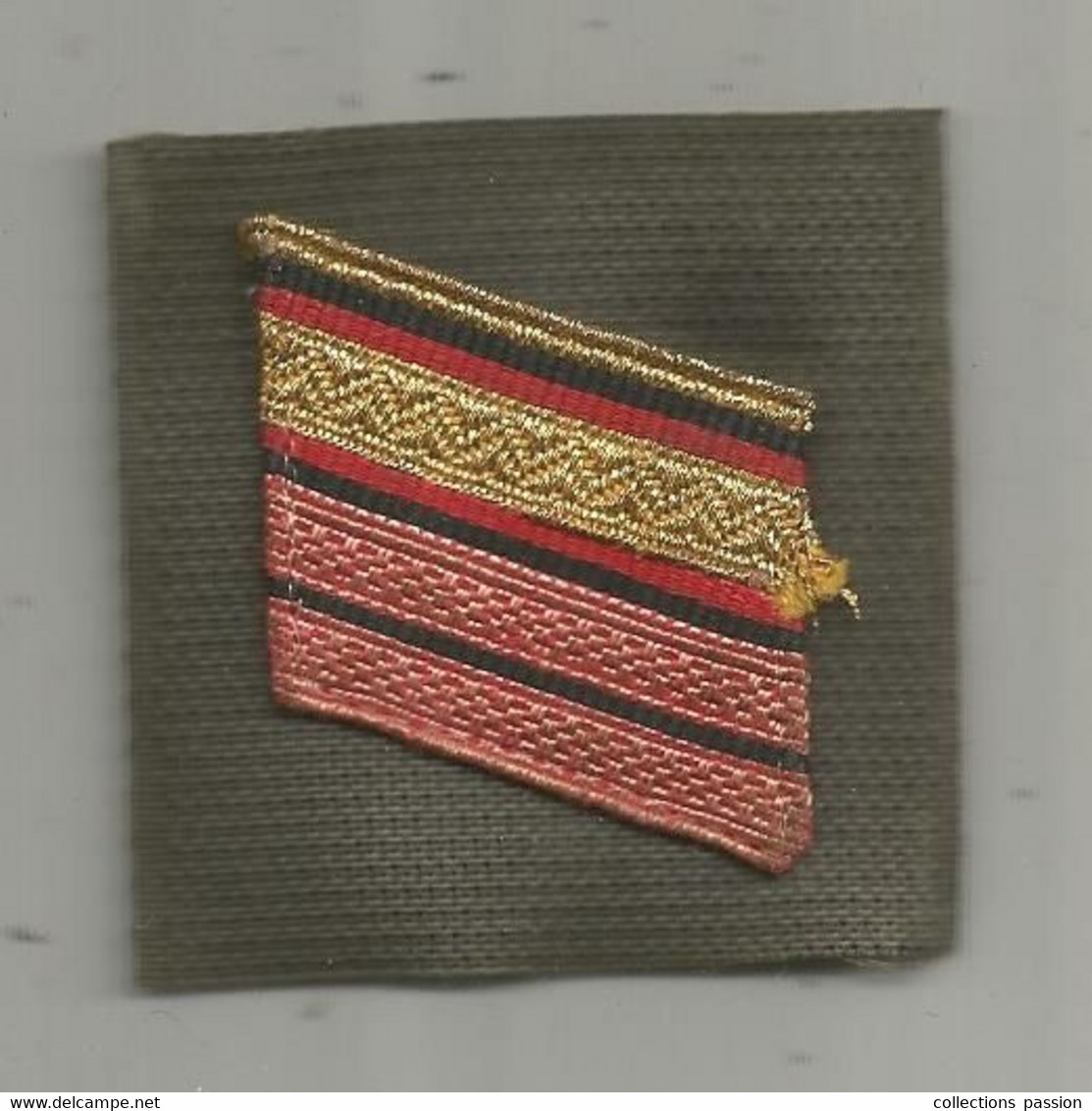 JC , G , Militaria ,  écusson Tissu , Scratch, Grade,  2 Scans - Patches