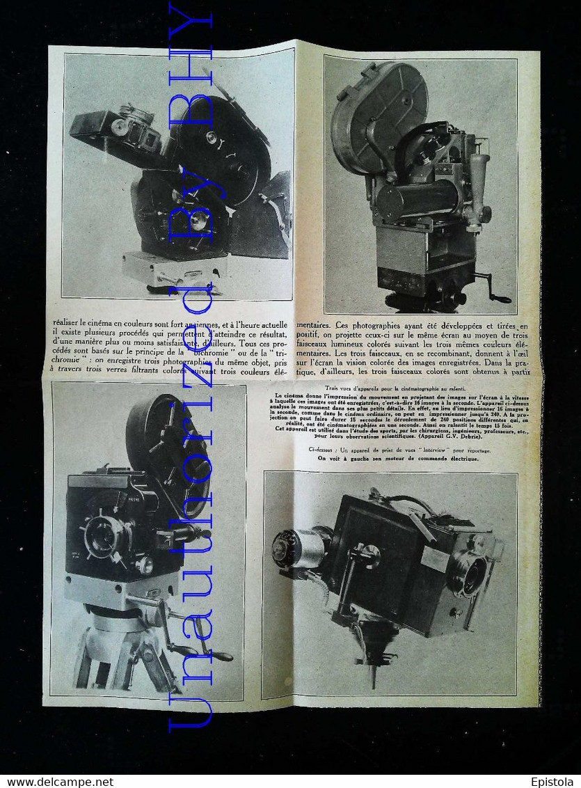 ► PROJECTEUR Cinematographique  Amateur CINE CABINE JACKY - Coupure De Presse Originale Début XX (Encadré Photo) - Projektoren