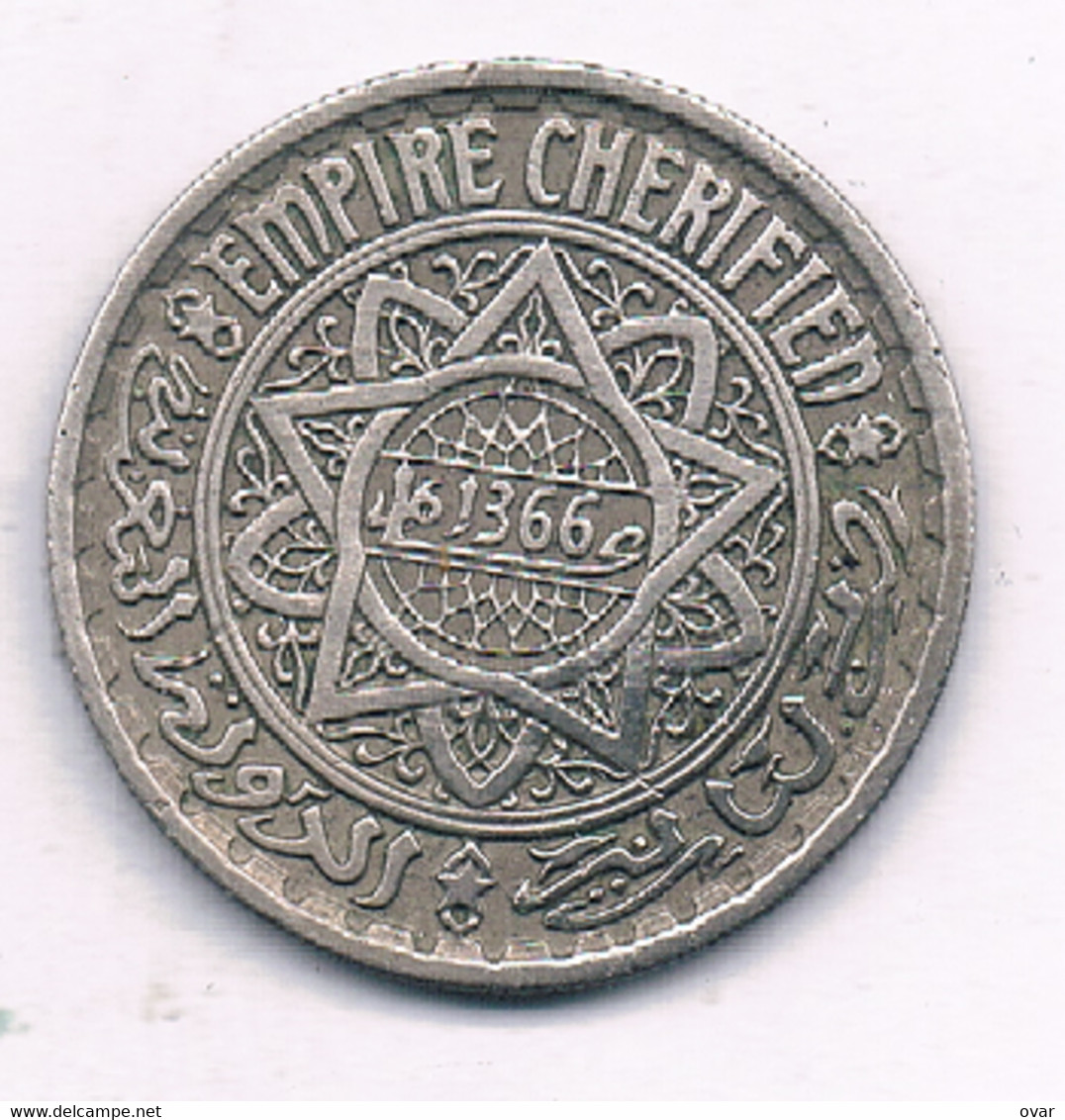 10 FRANCS 1366 AH  MAROKKO /1864/ - Marokko