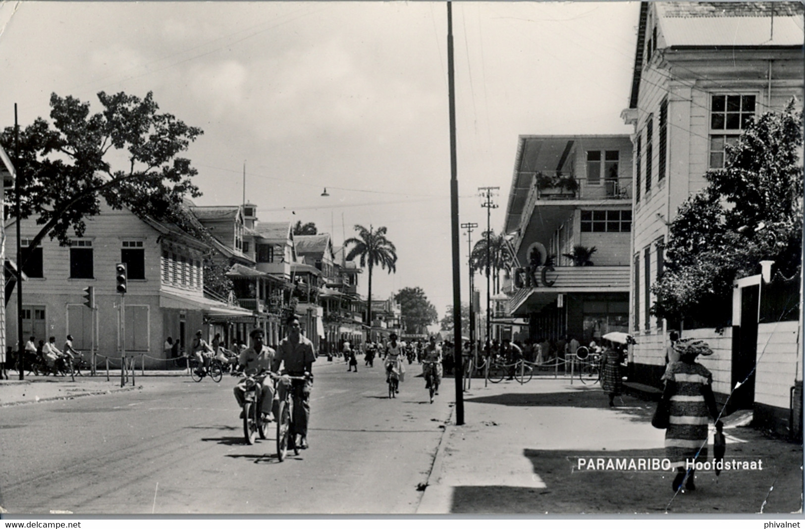 T.P. CIRCULADA , SURINAME / SURINAM ,  PARAMARIBO - HOOFDSTRAAT , BLOOKER CACAO - Suriname