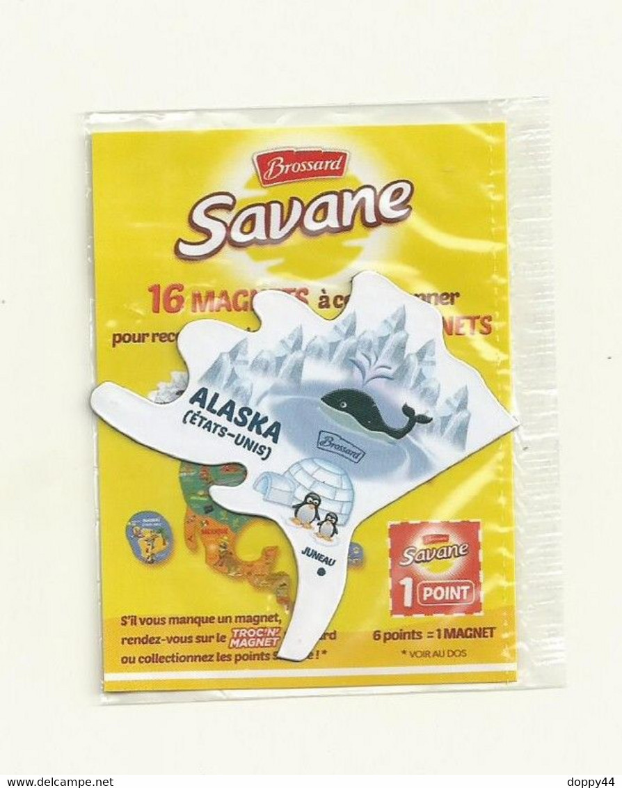 MAGNET SAVANE  AMERI'MAGNETS    ALASKA   SOUS  BLISTER FERME. - Tourisme