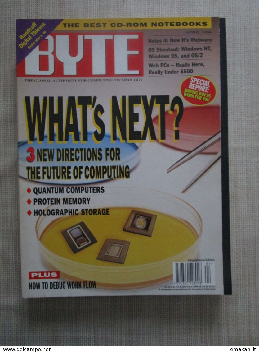 # RIVISTA INFORMATICA BYTE 1996 / 1997 / 1998 VARI NUMERI DISPONIBILI - Informatica