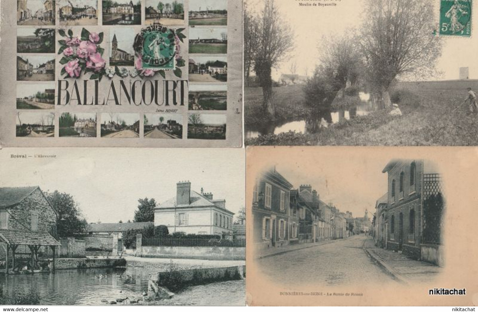 YVELINES-Joli Lot 190 Cartes Postales Toutes Scannées- - 5 - 99 Karten