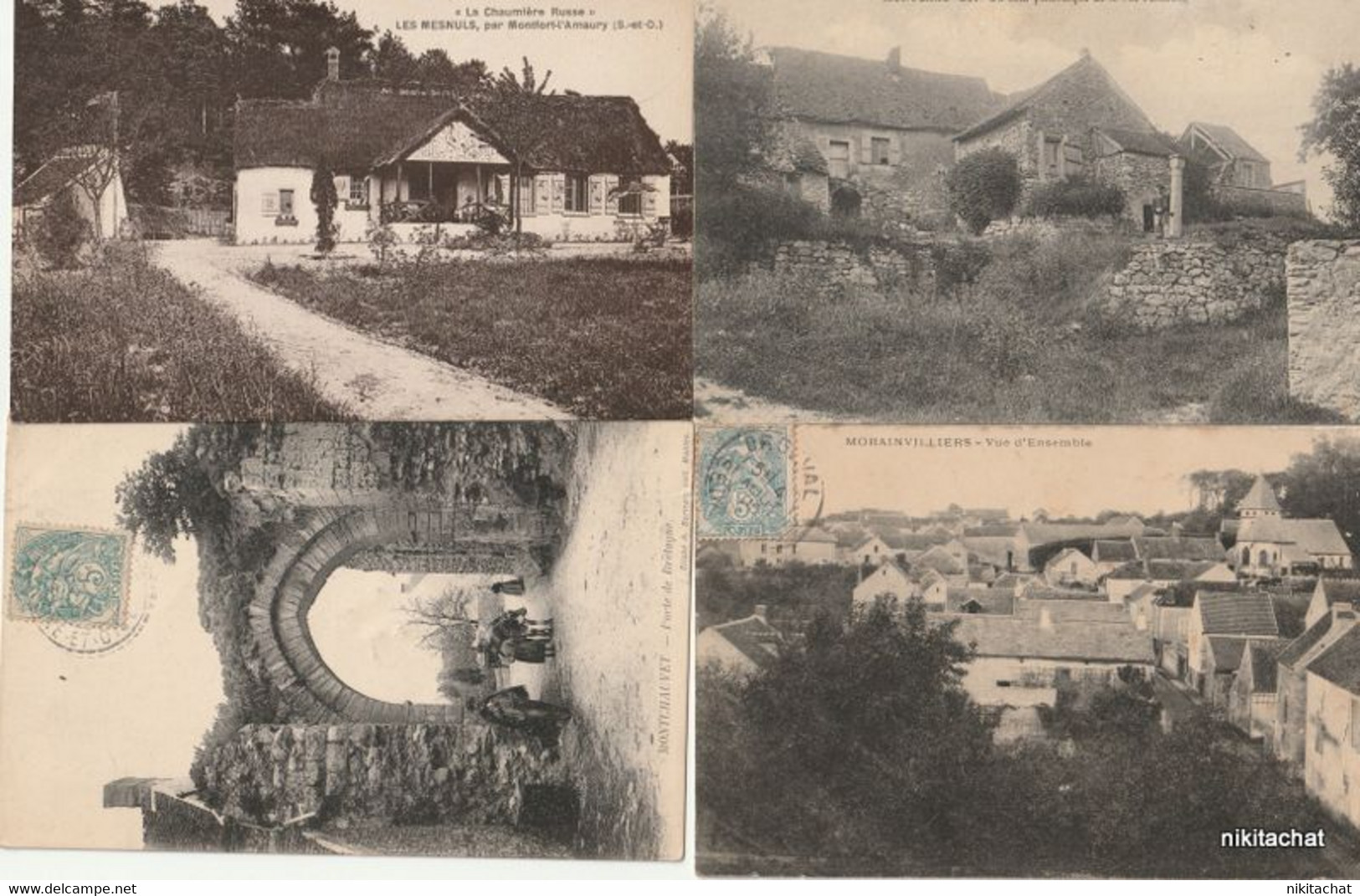 YVELINES-Joli lot 190 cartes postales toutes scannées-