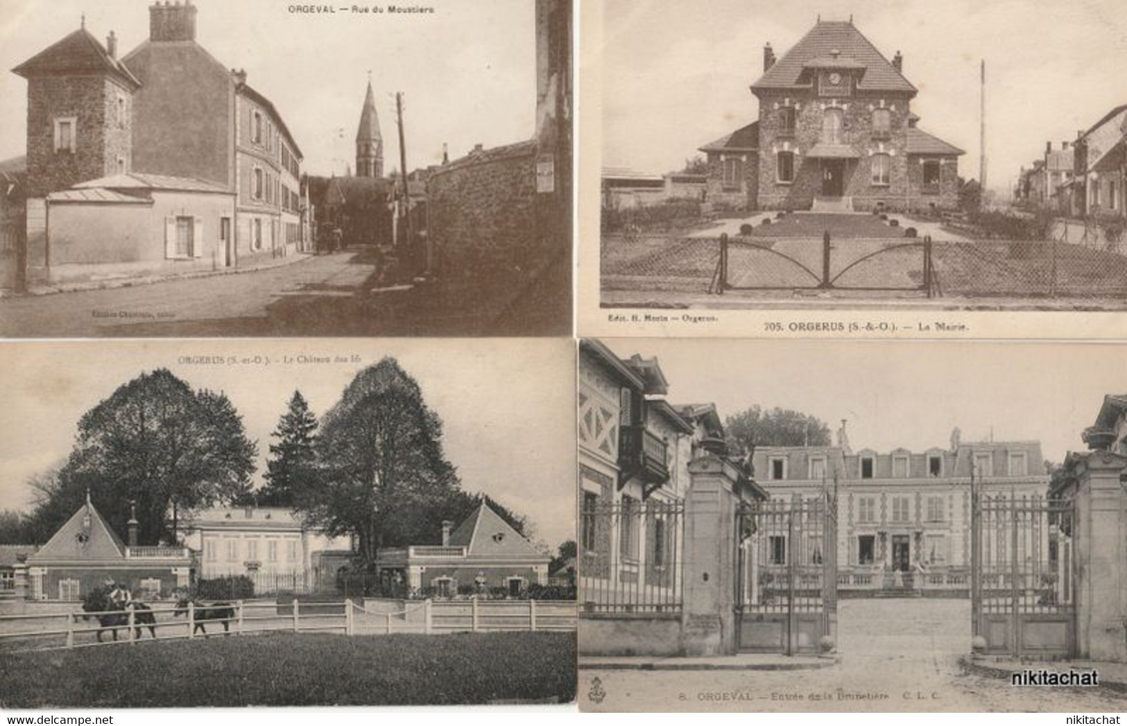 YVELINES-Joli lot 190 cartes postales toutes scannées-