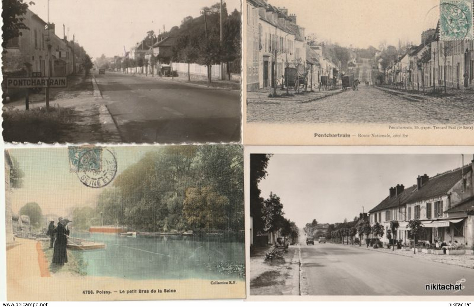 YVELINES-Joli lot 190 cartes postales toutes scannées-