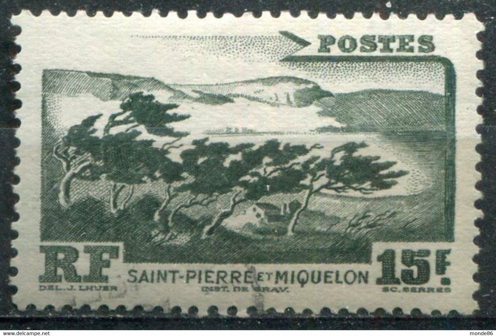 SAINT PIERRE ET MIQUELON - Y&T  N° 341 (o) - Gebraucht