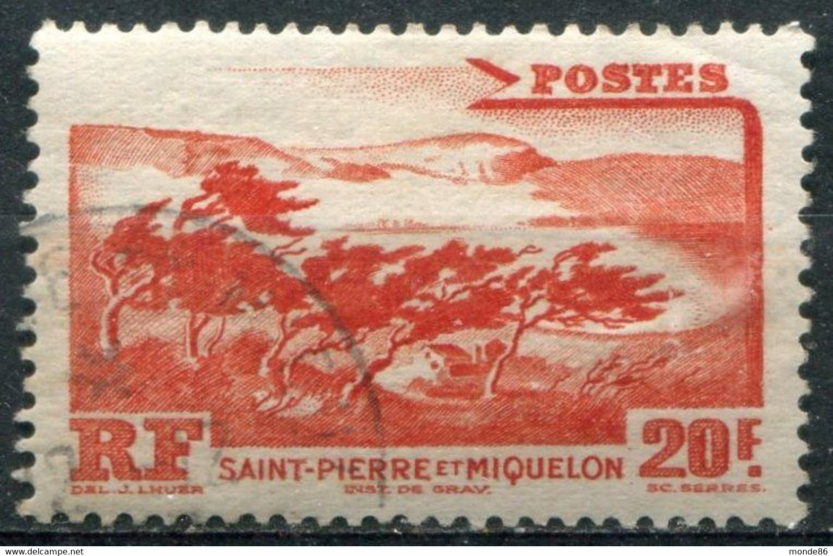 SAINT PIERRE ET MIQUELON - Y&T  N° 342 (o) - Gebraucht