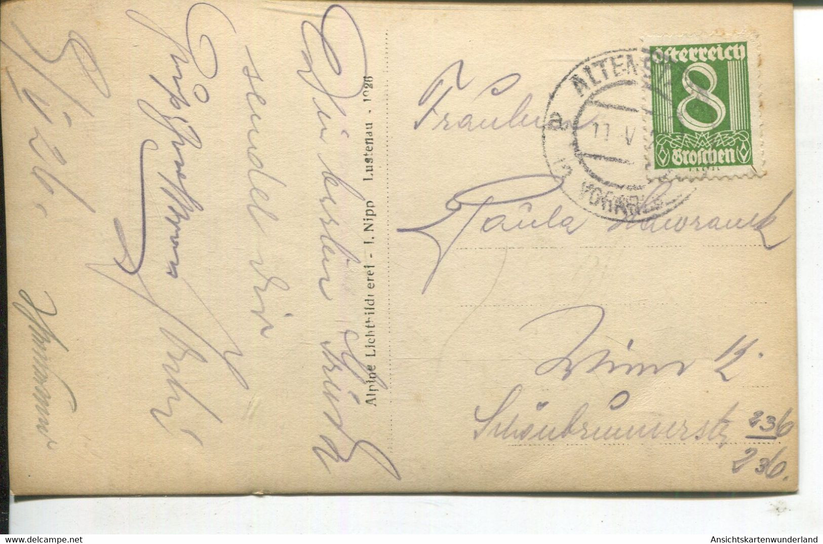 010514  Rappenlochschlucht  1926 - Dornbirn