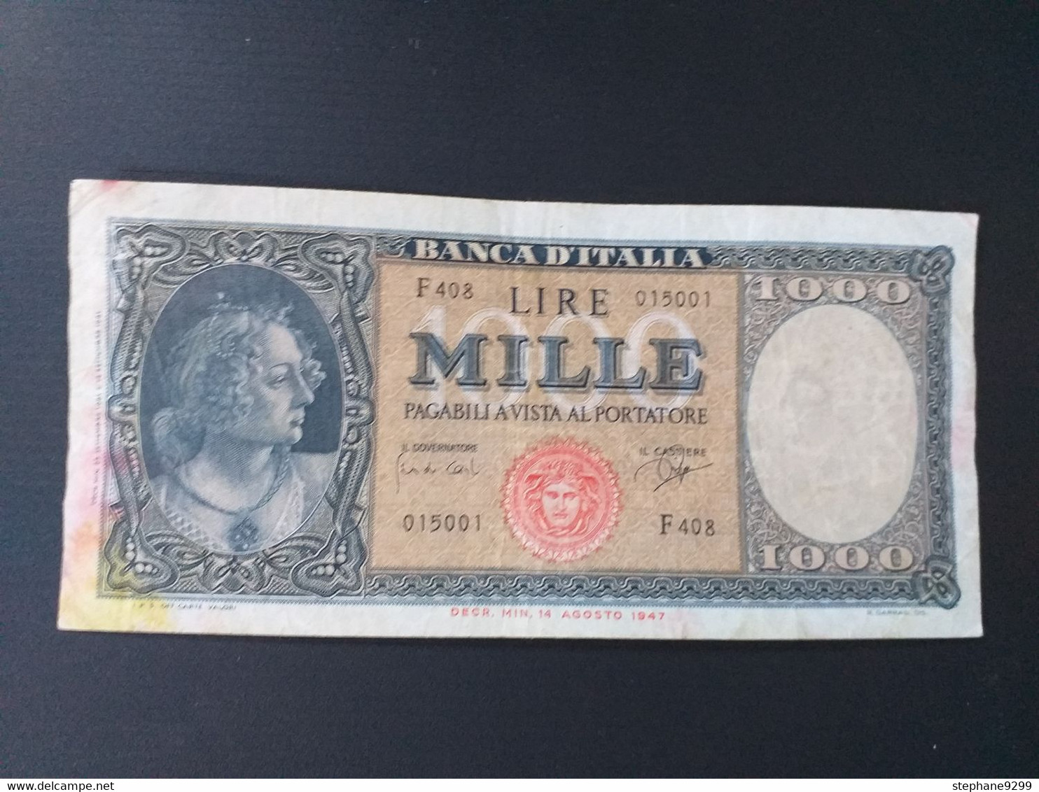 ITALIE 1000 LIRES 1961 - 1000 Lire