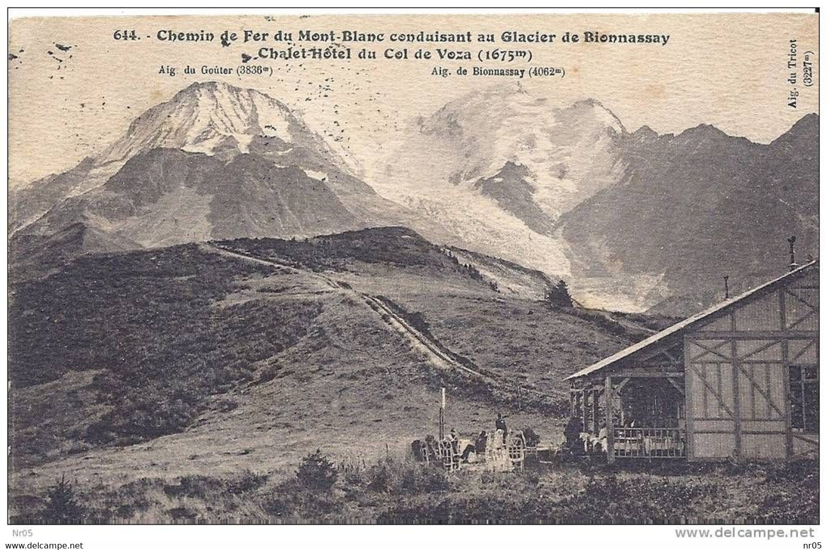 74 ( Haute Savoie ) - Chemin De Fer Du Mont Blanc - Chalet Hotel Du Col De Voza - Chamonix-Mont-Blanc