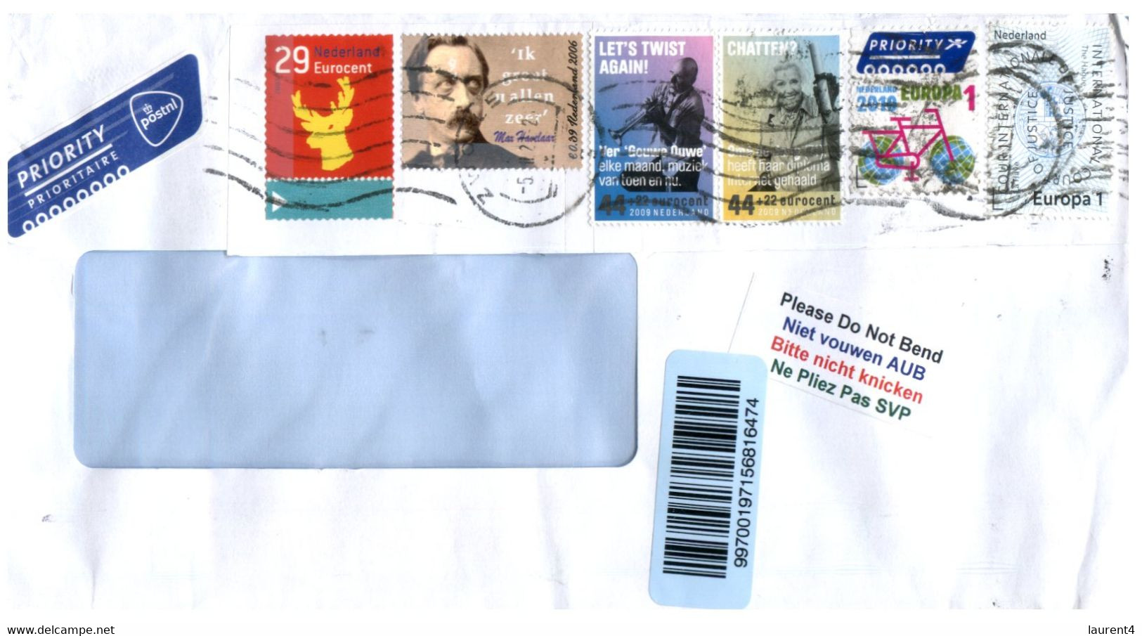 (KK 4) Netherlands Cover Posted To Australia (during COVID-19 Pandemic) With Many Stamps - Covers & Documents