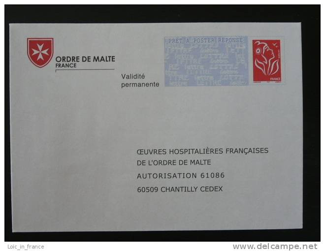 PAP Réponse Marianne De Lamouche Ordre De Malte (Order Of Malta) - Verso 05R495 - N° Intérieur D/16 E1205 - PAP: Antwort/Lamouche