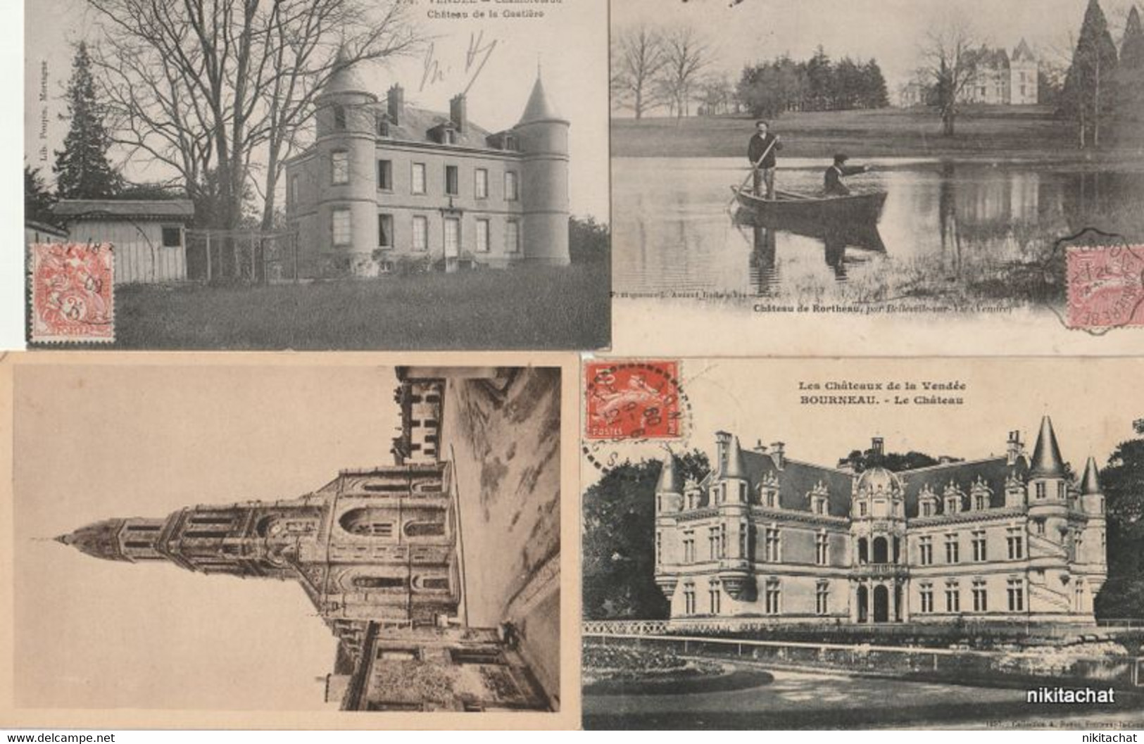 VENDEE-Joli lot 239 cartes postales toutes scannées-