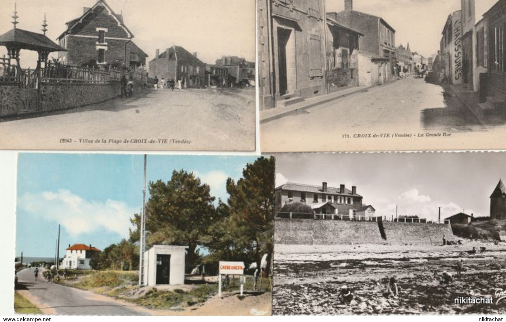 VENDEE-Joli lot 239 cartes postales toutes scannées-