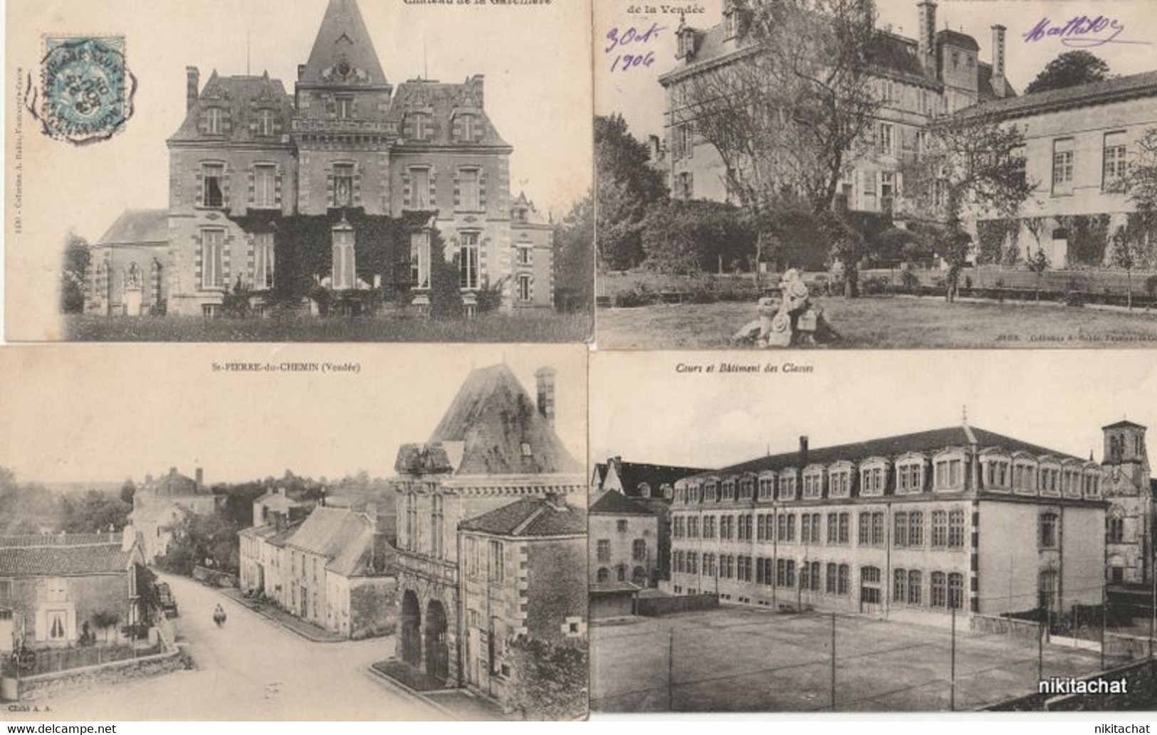 VENDEE-Joli lot 239 cartes postales toutes scannées-