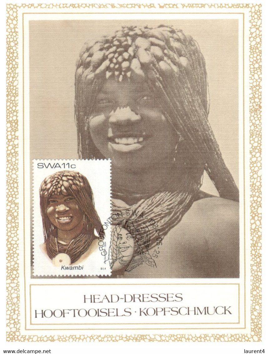 (KK 6) SWA (South West Africa) (2 Maxicard) Head Dresses - Autres & Non Classés
