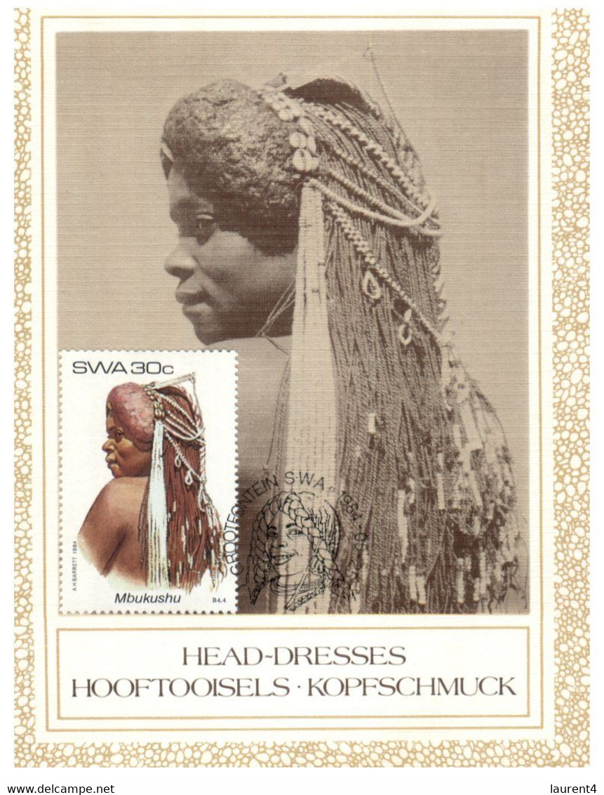 (KK 6) SWA (South West Africa) (2 Maxicard) Head Dresses - Otros & Sin Clasificación