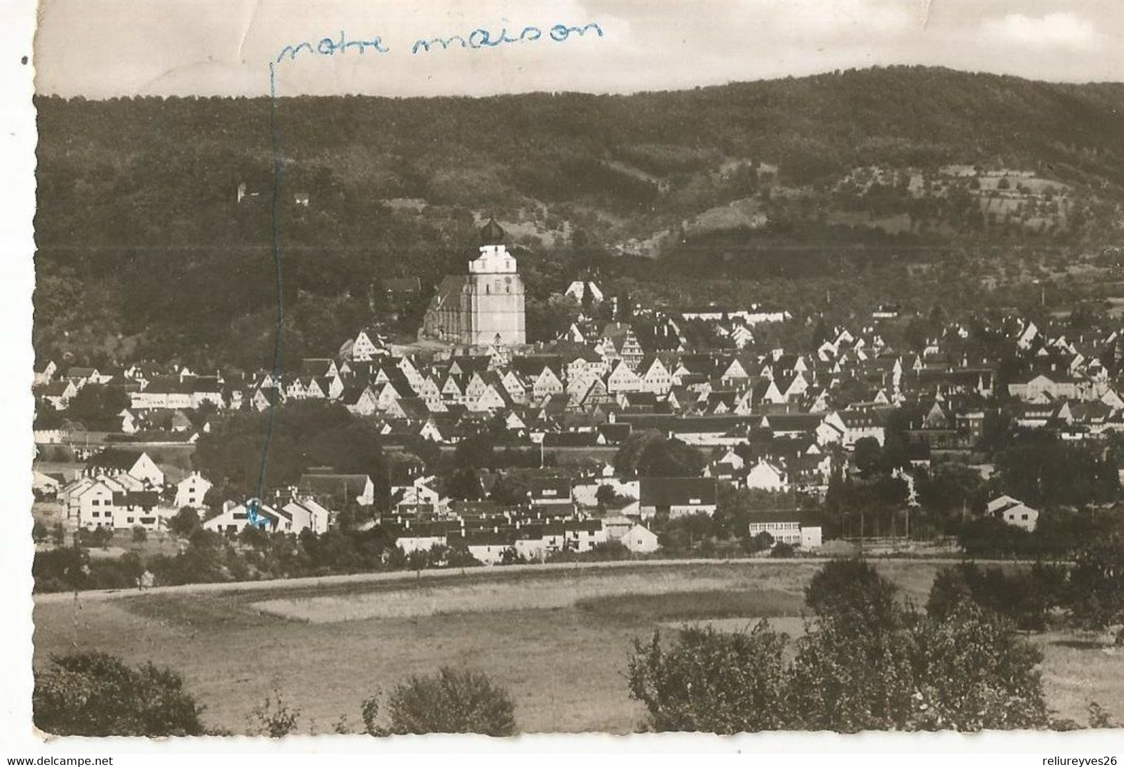 CPSM , Allemagne , Herrenberg - Panorama , Ed. Kleimert - Agfa ,1958 - Herrenberg