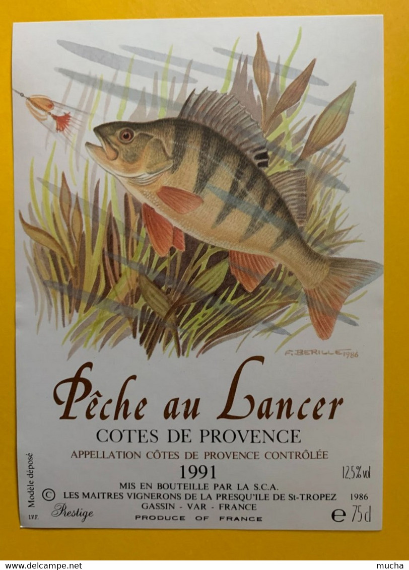 18476 - Pêche Au Lancer Côtes De Provence 1991 - Fishes