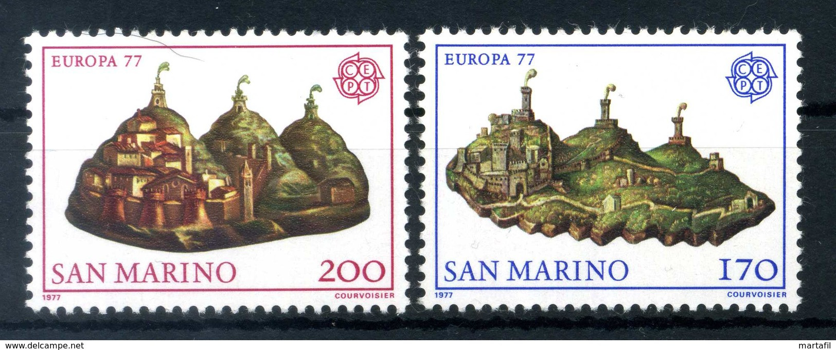 1977 SAN MARINO SET MNH ** Europa - Ungebraucht