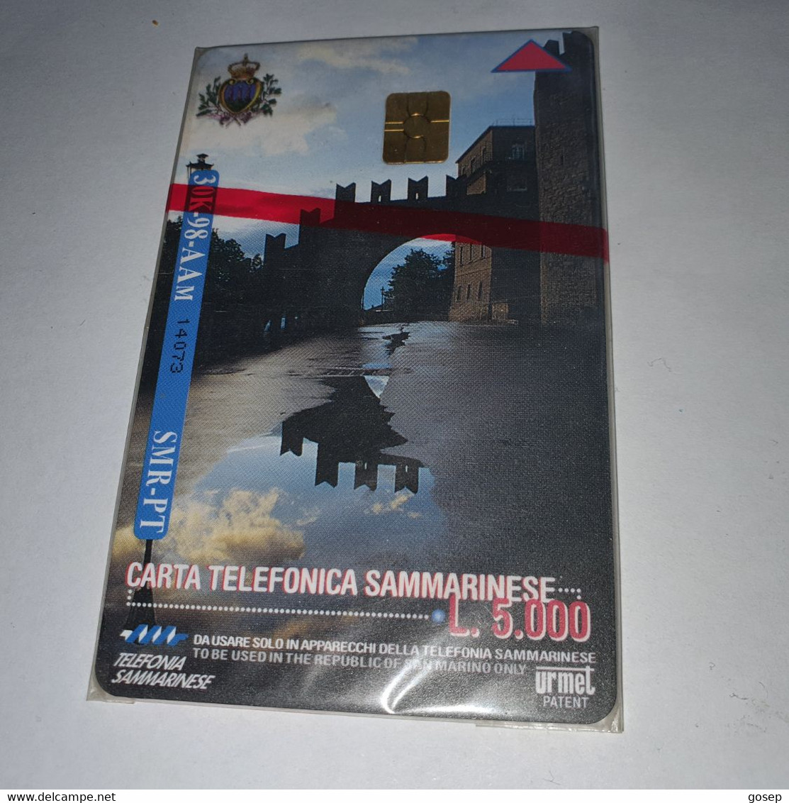 San Marino-(RSM-033)-metting Rimini98-chip Card-(43)-(14073)-mint Card+1card Prepiad Free - San Marino