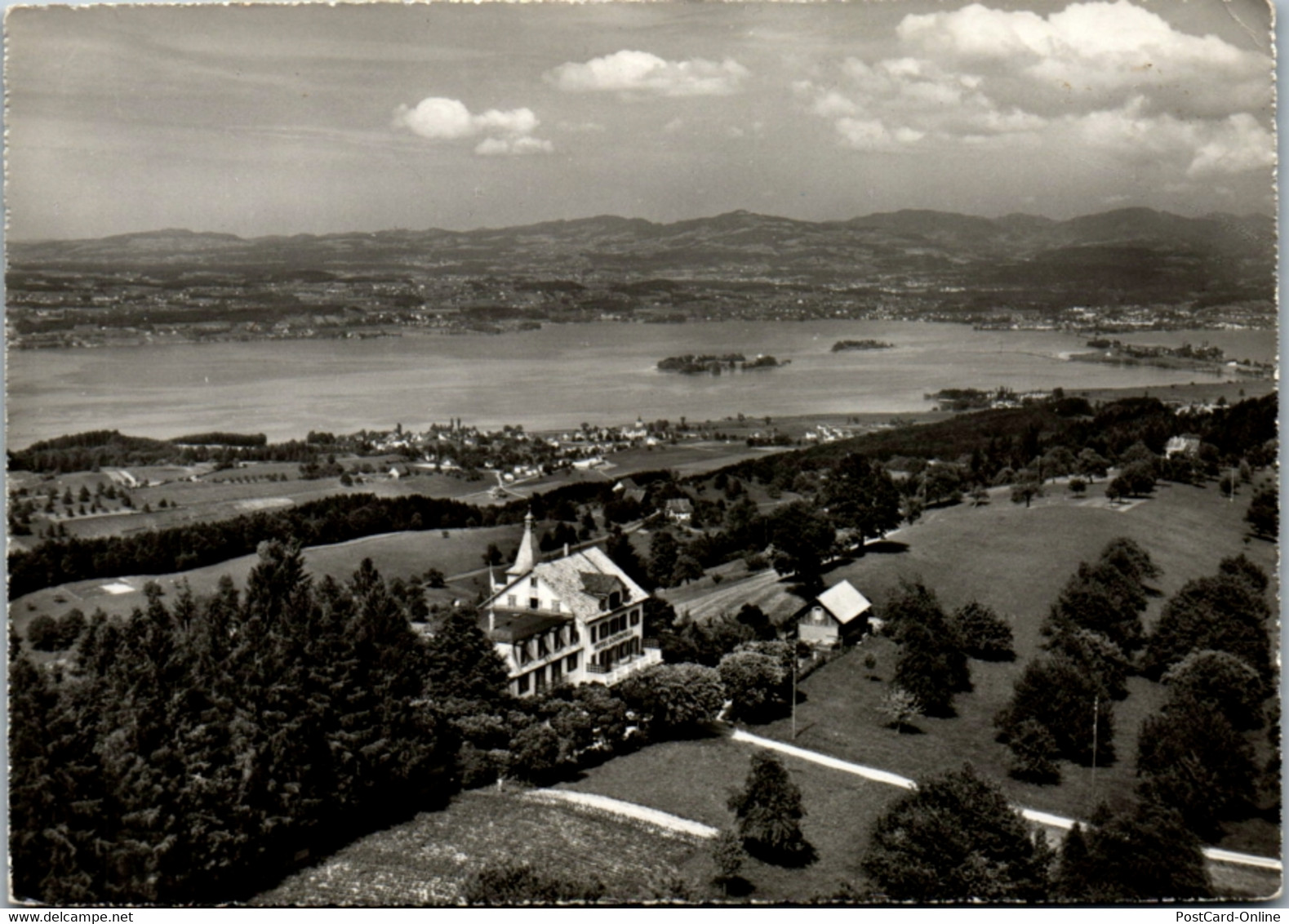 7115 - Schweiz - Feusisberg , Hotel Schönfels , Panorama - Nicht Gelaufen - Feusisberg