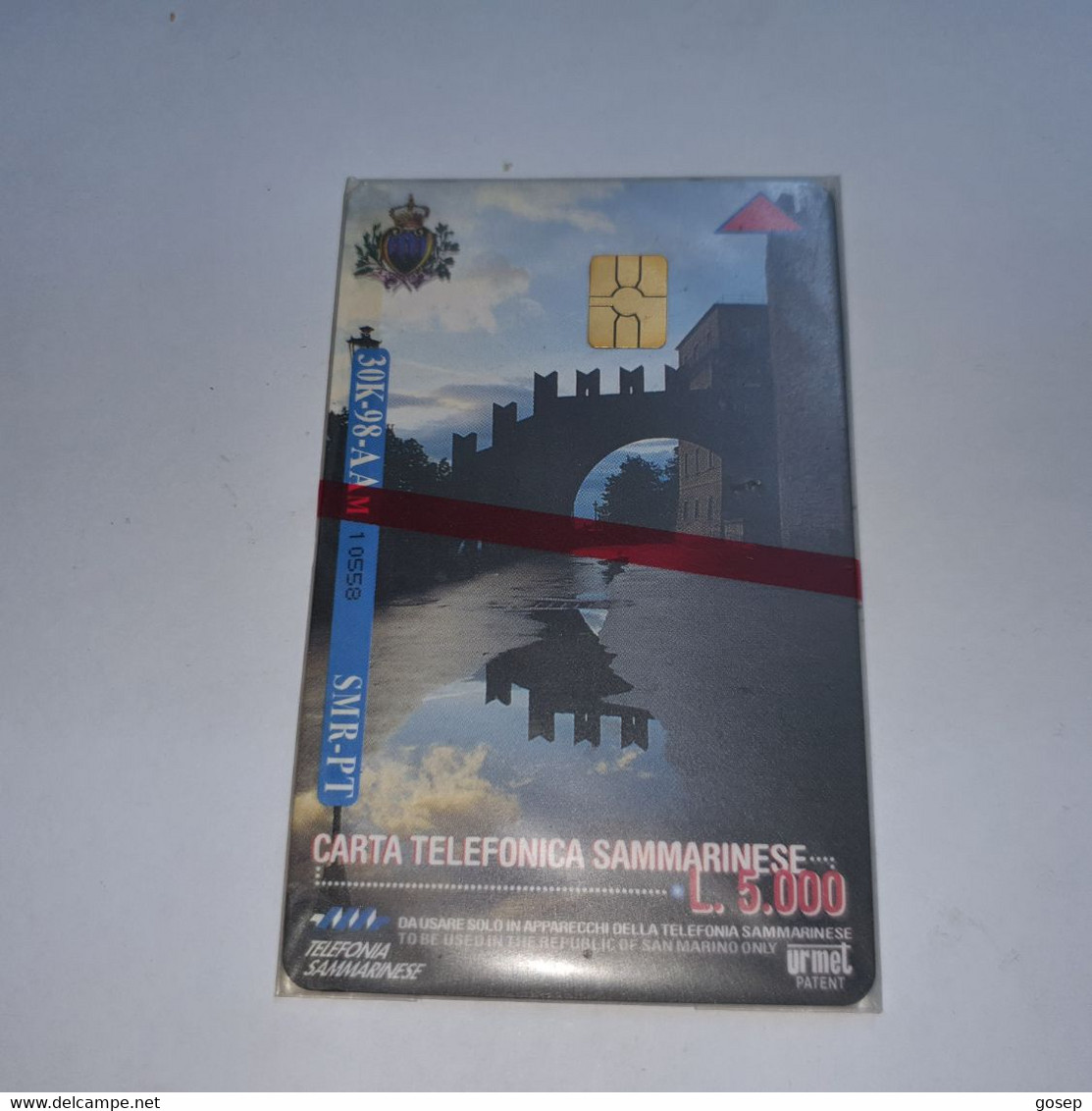 San Marino-(RSM-033a)-metting Rimini98-chip Card-(44)-(10558)-mint Card+1card Prepiad Free - San Marino