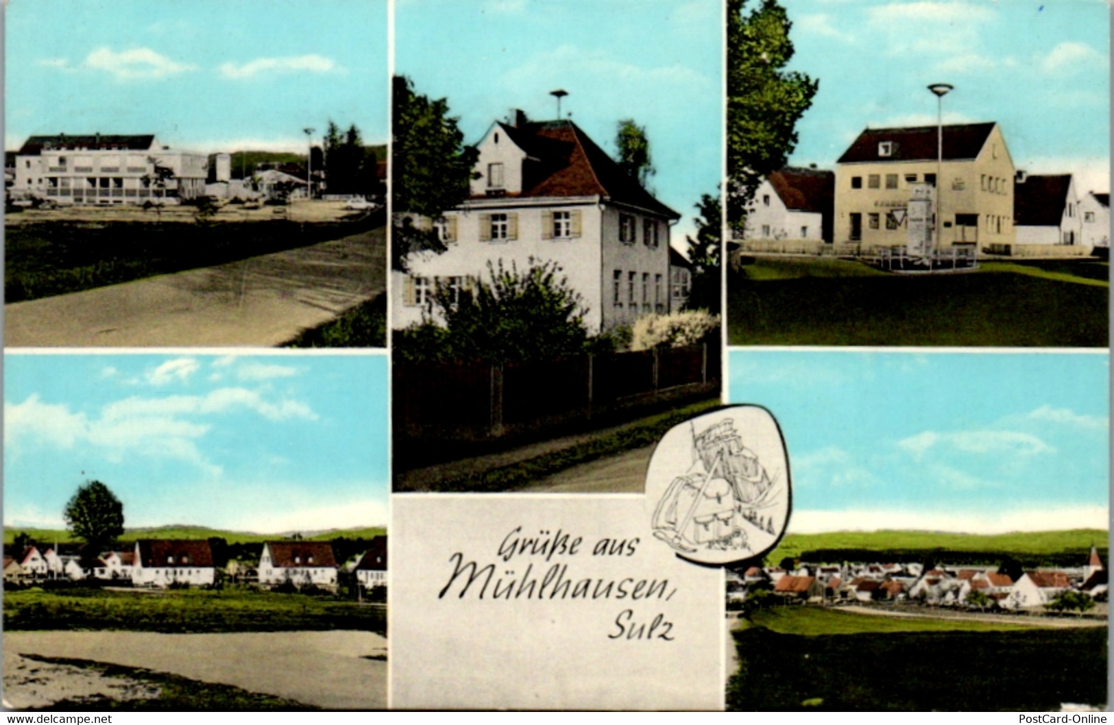 7327 - Deutschland - Mühlhausen Sulz , Neumarkt Opf. , Lebensmittelgeschäft Otto Frauenknecht - Gelaufen - Muehlhausen