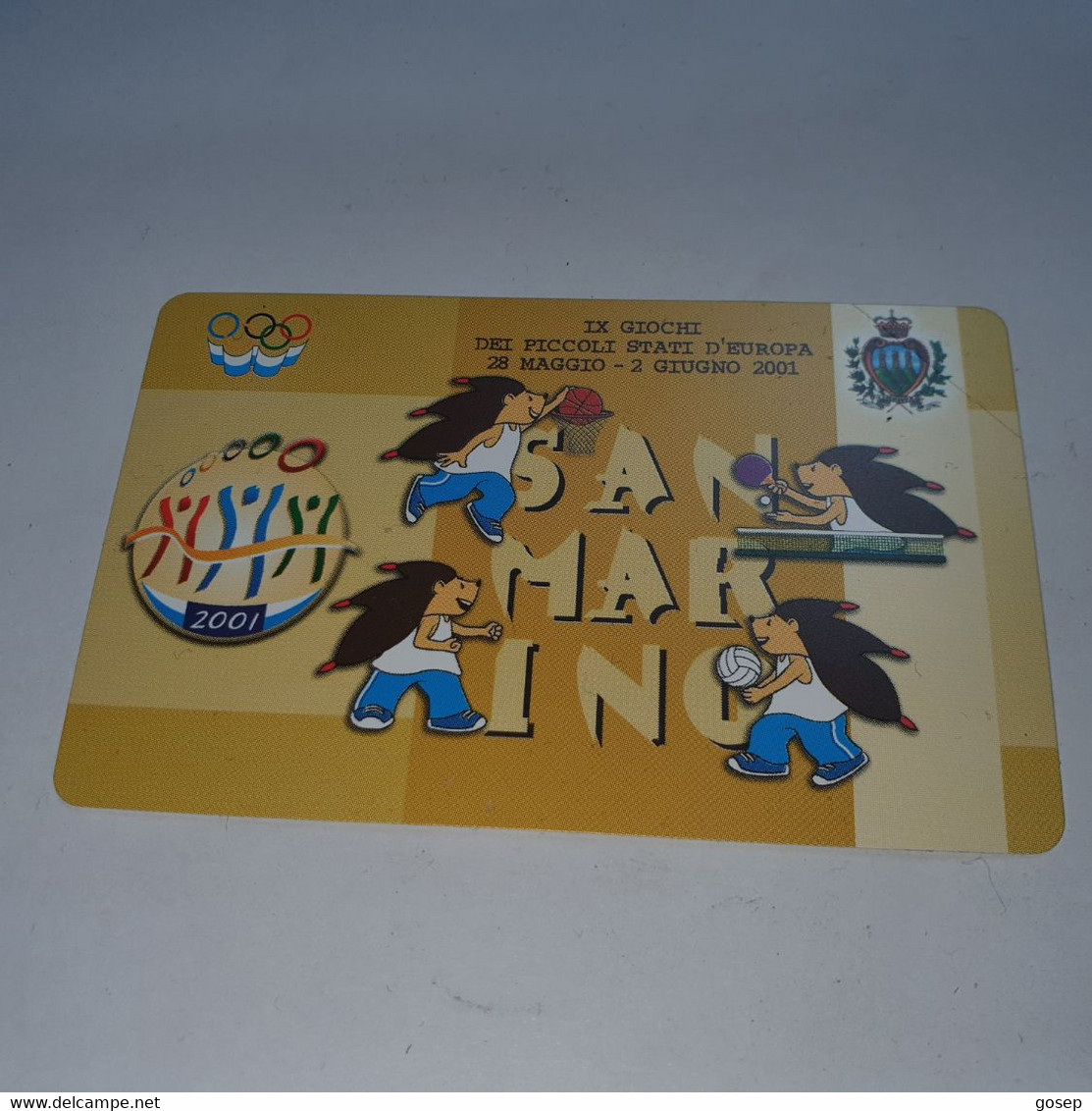 San Marino-(RSM-066)-san-mar-ino-urmet Card-(62)-(08641)-mint Card+1card Prepiad Free - Saint-Marin