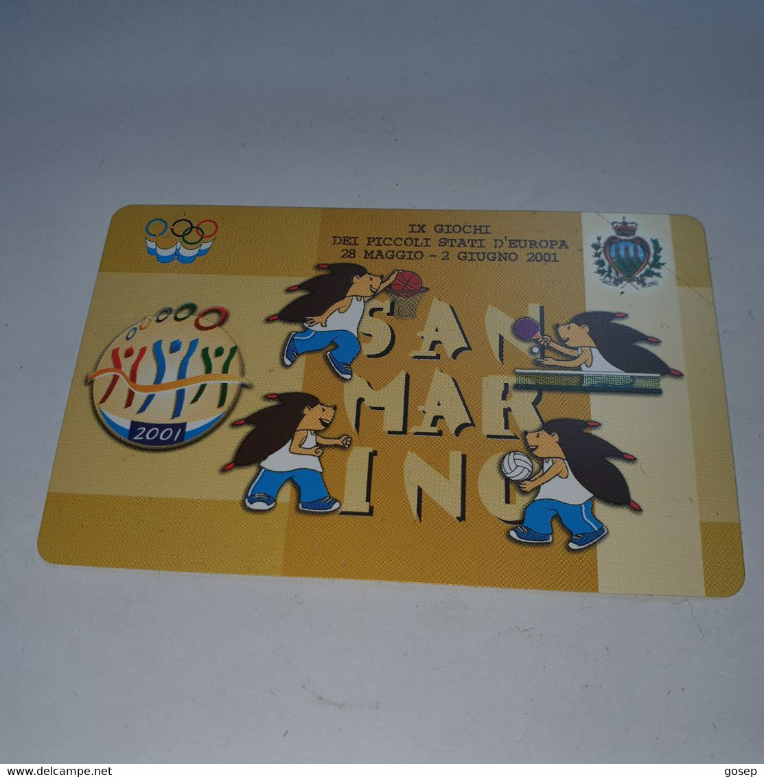 San Marino-(RSM-066)-san-mar-ino-urmet Card-(62)-(08641)-mint Card+1card Prepiad Free - San Marino