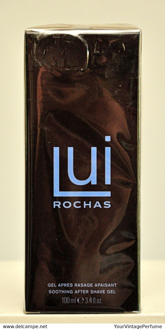 Rochas Lui Gel Après Rasage 100ml 3.4 Fl. Oz. After Shave For Men Rare Vintage 2003 New Sealed - Produits De Beauté