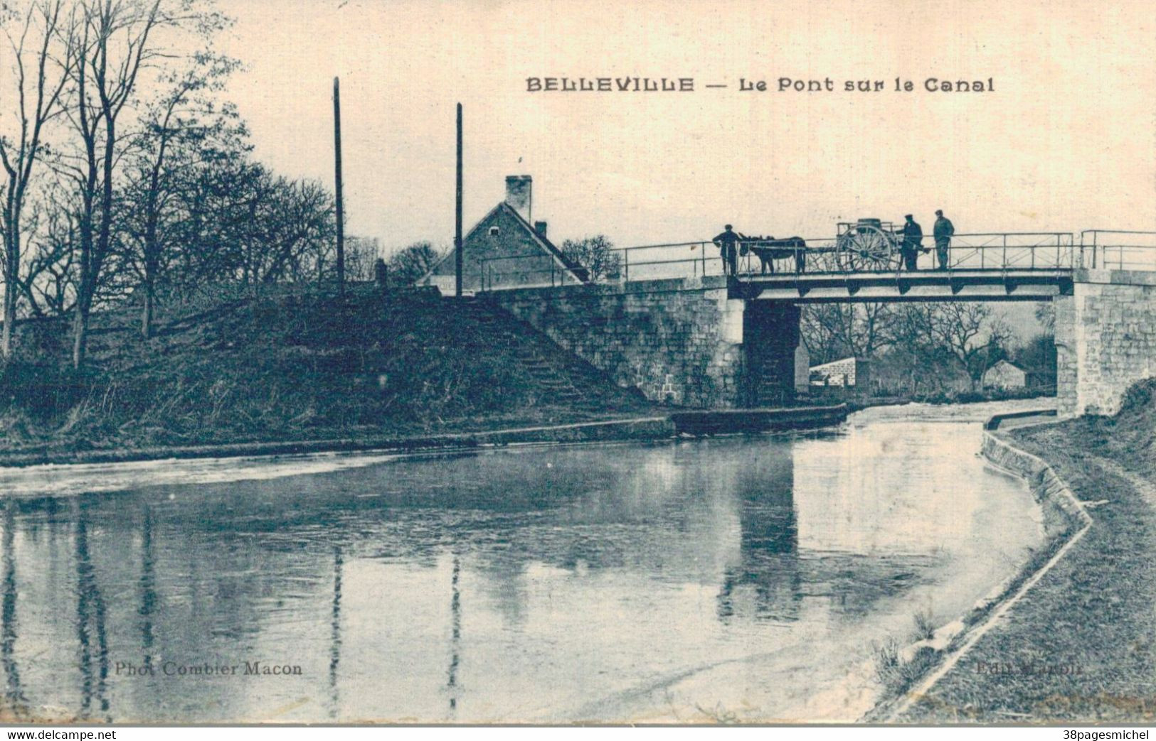 H0603 - BELLEVILLE - D69 - Le Pont Sur Le Canal - Belleville Sur Saone