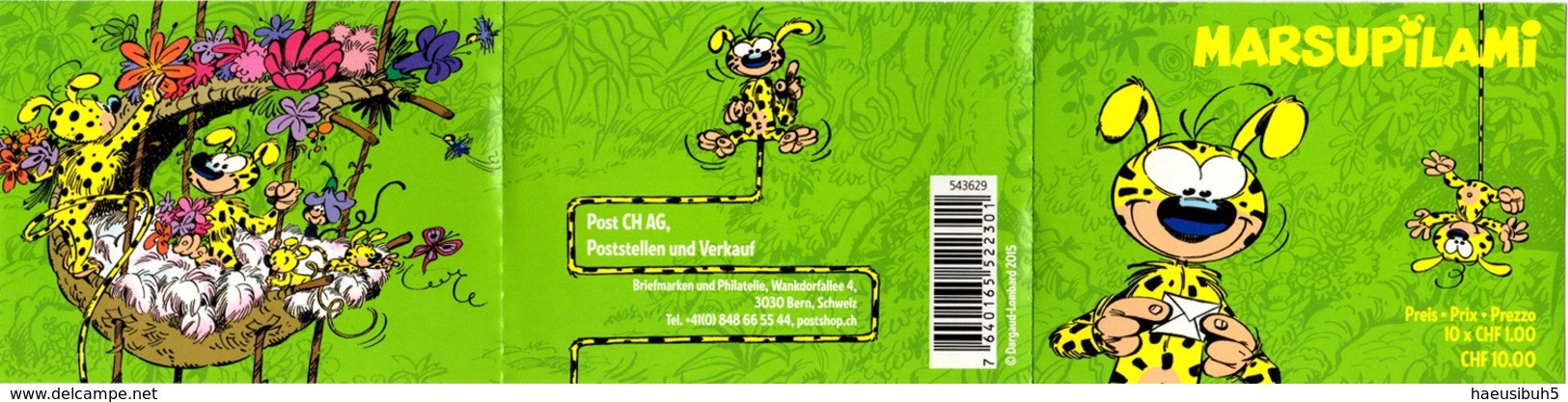 Markenheft 2015 Marsupilami Neu** - Markenheftchen