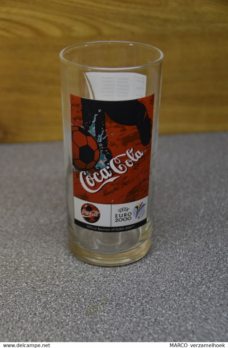 Coca-cola Company Glas Coca Cola EK Uefa Euro 2000 NL-B Voetbal - Mugs & Glasses