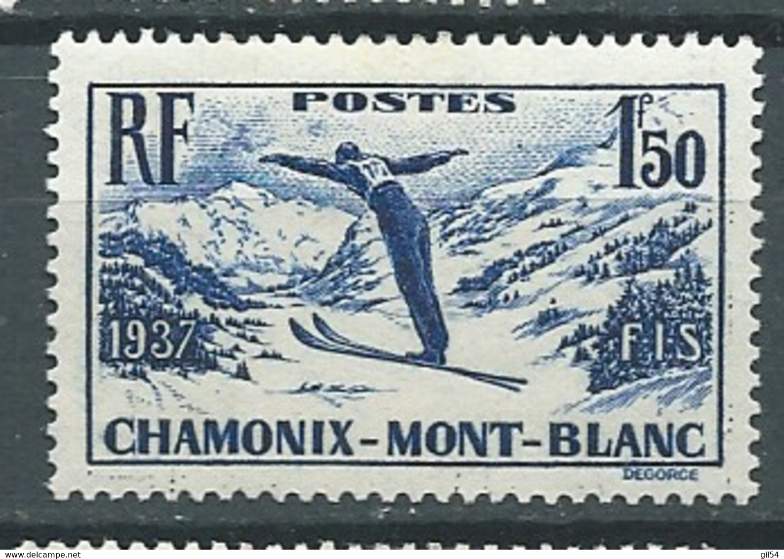 France  Yvert N°  334 *  1 Valeur Neuves Avec  Trace De Charnière  - Pal 5325 - Ungebraucht