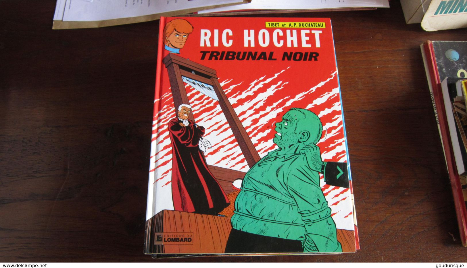 RIC HOCHET N°32 TRIBUNAL NOIR    TIBET DUCHATEAU - Ric Hochet