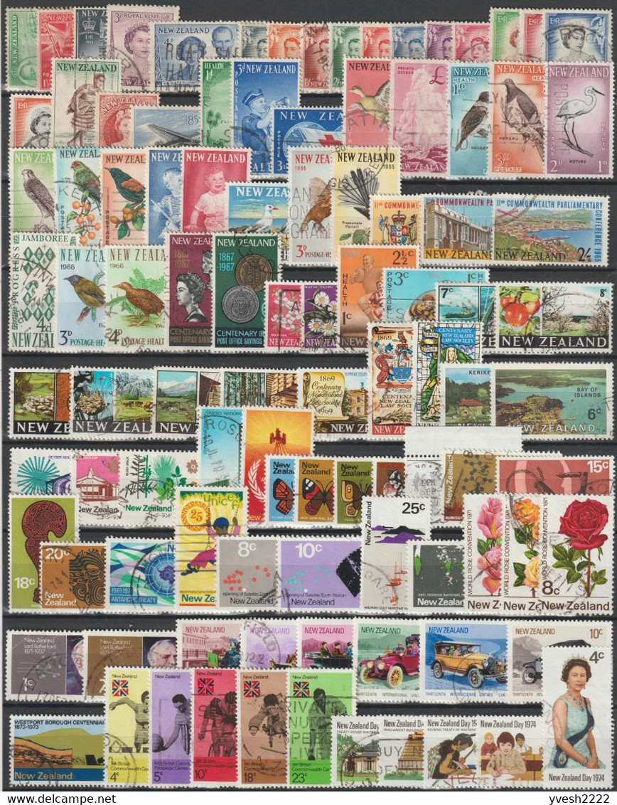 Nouvelle Zélande. Petit Lot De Timbres Oblitérés. Tous Différents, Dont Des Meilleurs - Colecciones & Series