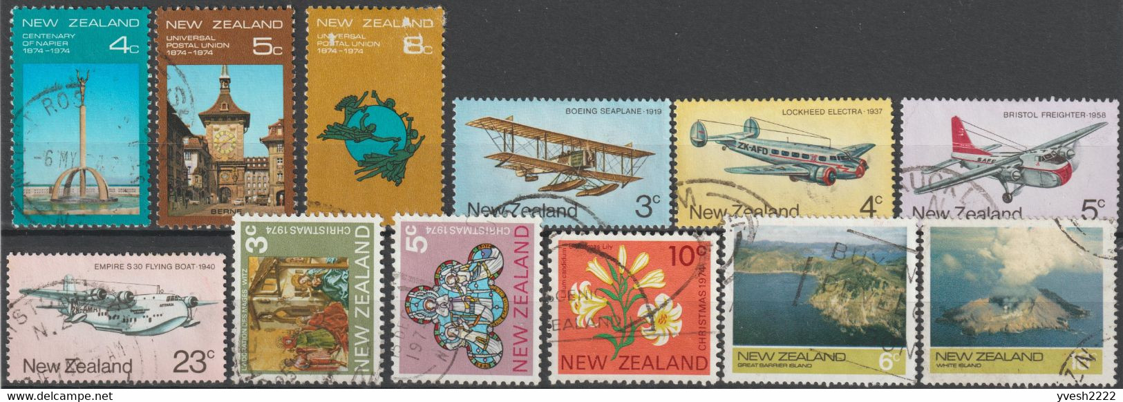 Nouvelle Zélande. Petit Lot De Timbres Oblitérés. Tous Différents, Dont Des Meilleurs - Colecciones & Series