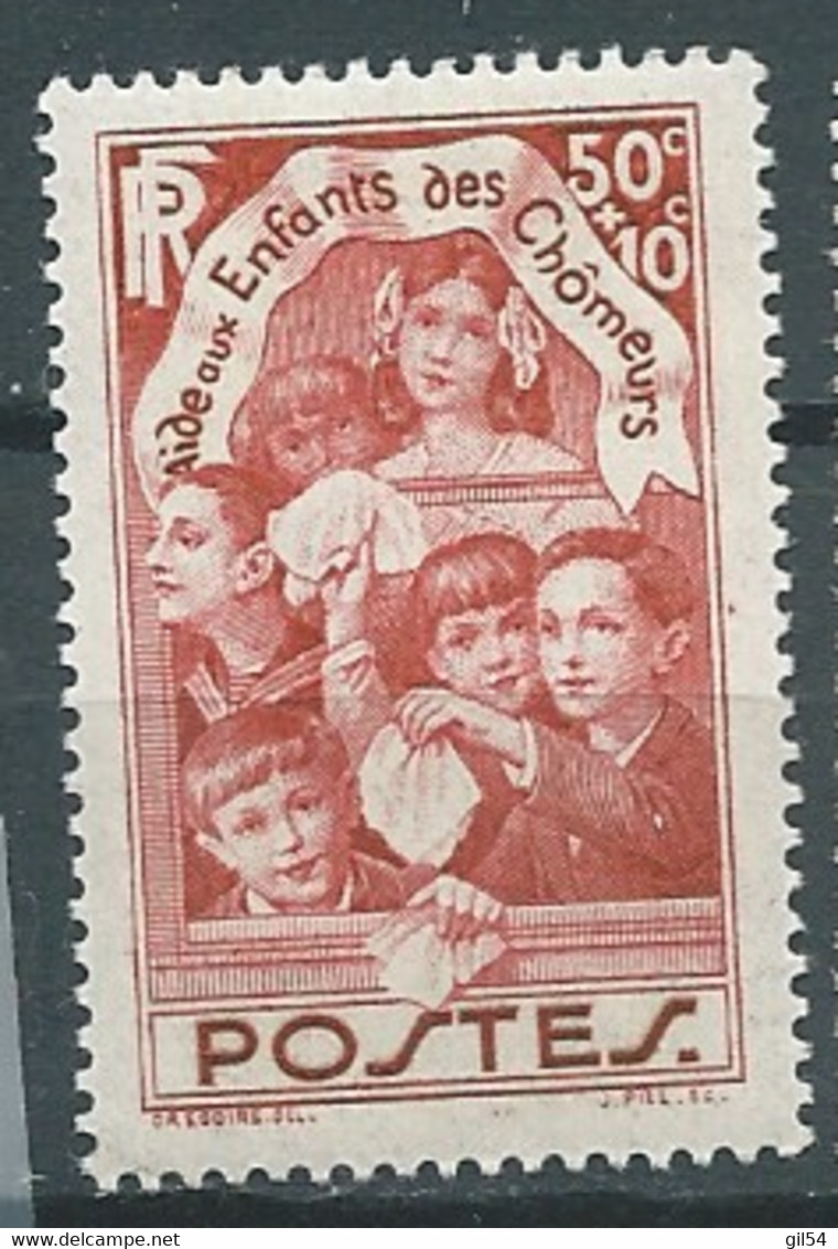 France    Yvert N° 312 *  , 1 Valeurs Neuves Avec Trace De Charnière  - Pal 5407 - Neufs