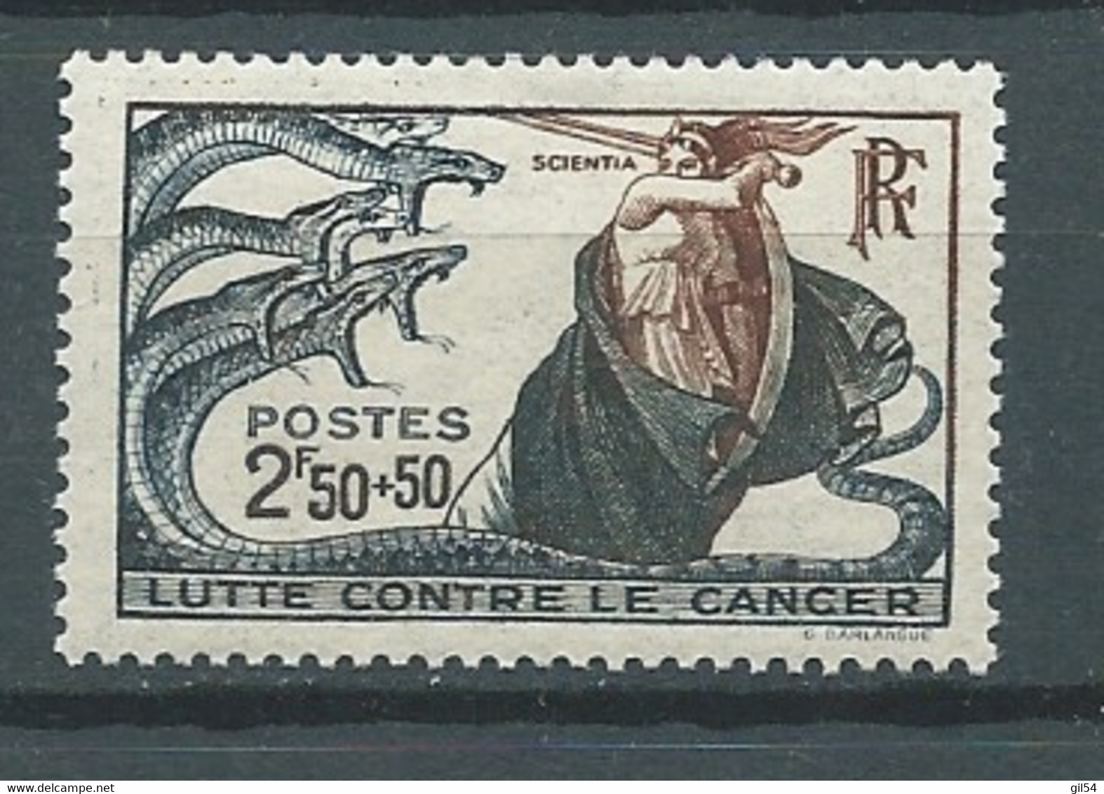 France    Yvert N° 496 *  , 1 Valeurs Neuves Avec Trace De Charnière  - Pal 5406 - Ungebraucht