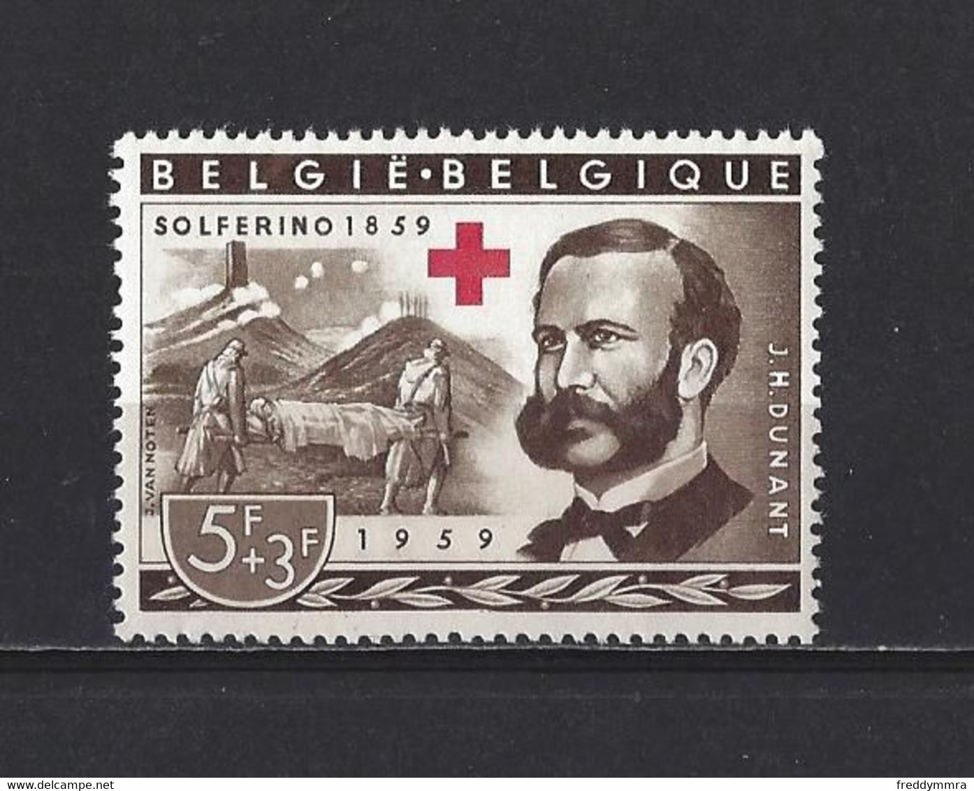 Belgique:   1101 **  Henri Dunant - Henry Dunant