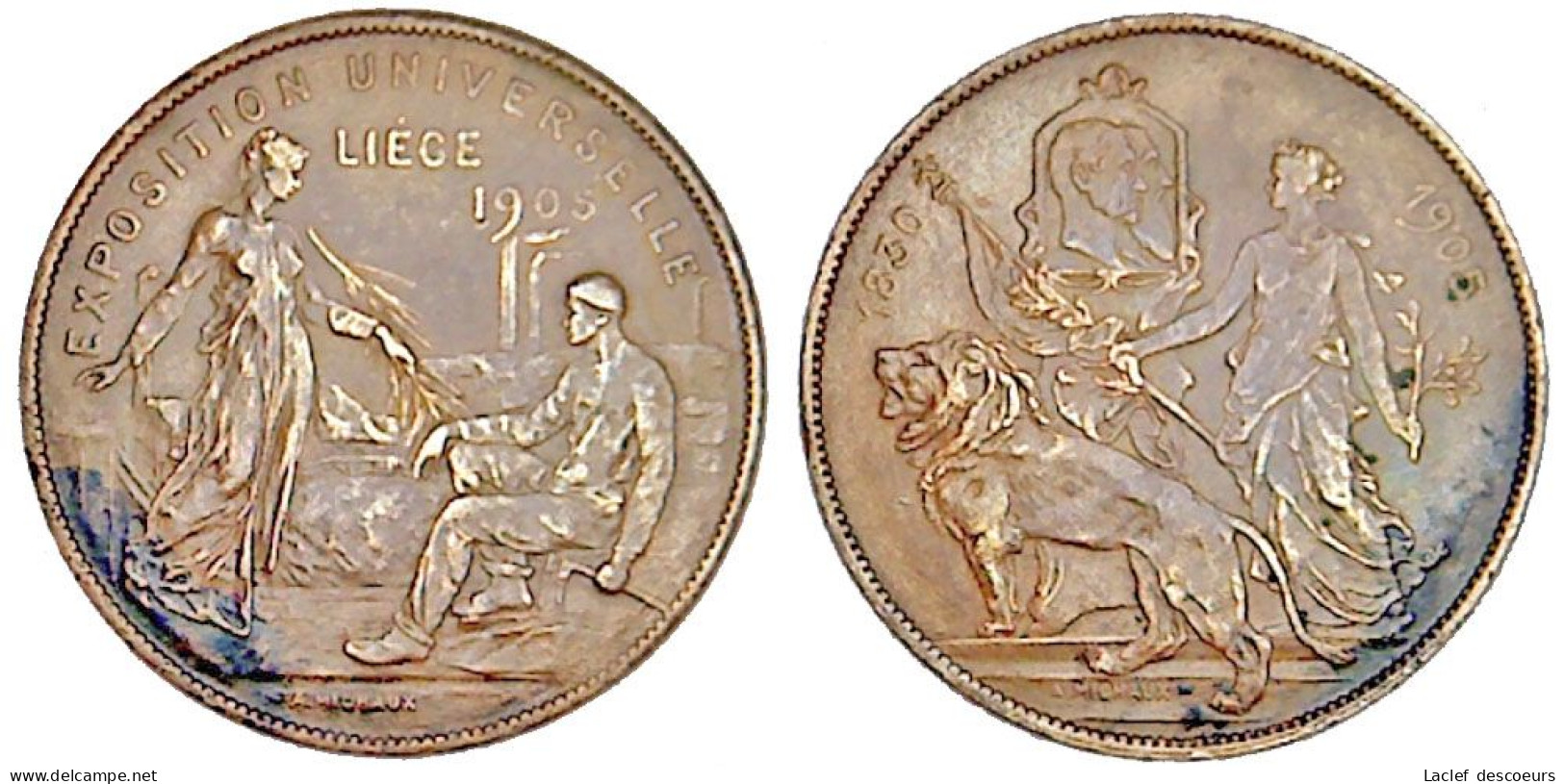 1905, Exposition Universelle De Liège. Médaille - Autres & Non Classés