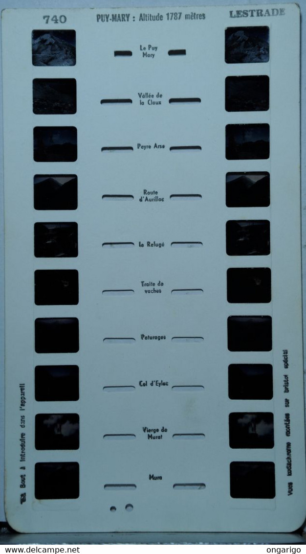 LESTRADE :     PUY-MARY : ALTITUDE 1787M - Visionneuses Stéréoscopiques