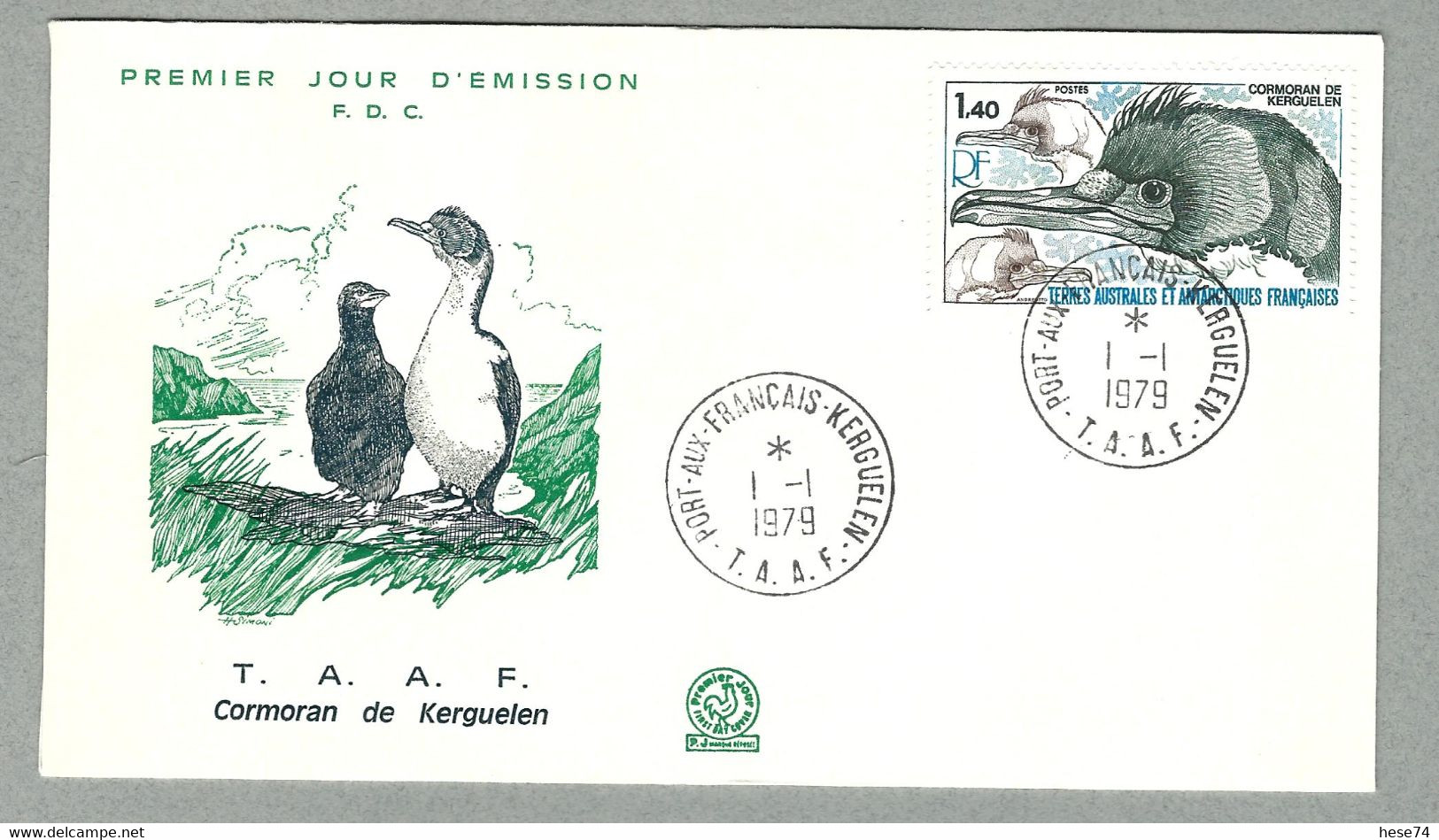 1979 TAAF / FSAT ENSEMBLE 3 PLIS PREMIER JOUR KERGUELEN - ST PAUL ET AMSTERDAM - Briefe U. Dokumente