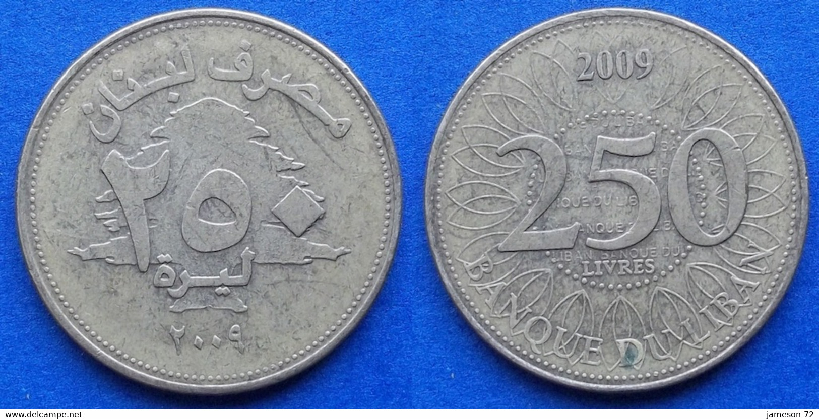 LEBANON - 250 Livres 2009 KM# 36 Independent Republic - Edelweiss Coins - Libano