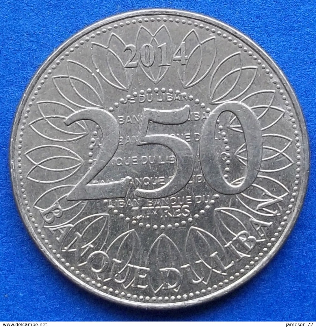 LEBANON - 250 Livres 2014 KM# 36 Independent Republic - Edelweiss Coins - Liban